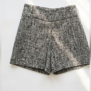REVIEW Australian Brand Black&White Tweed Texture Shorts Size 10